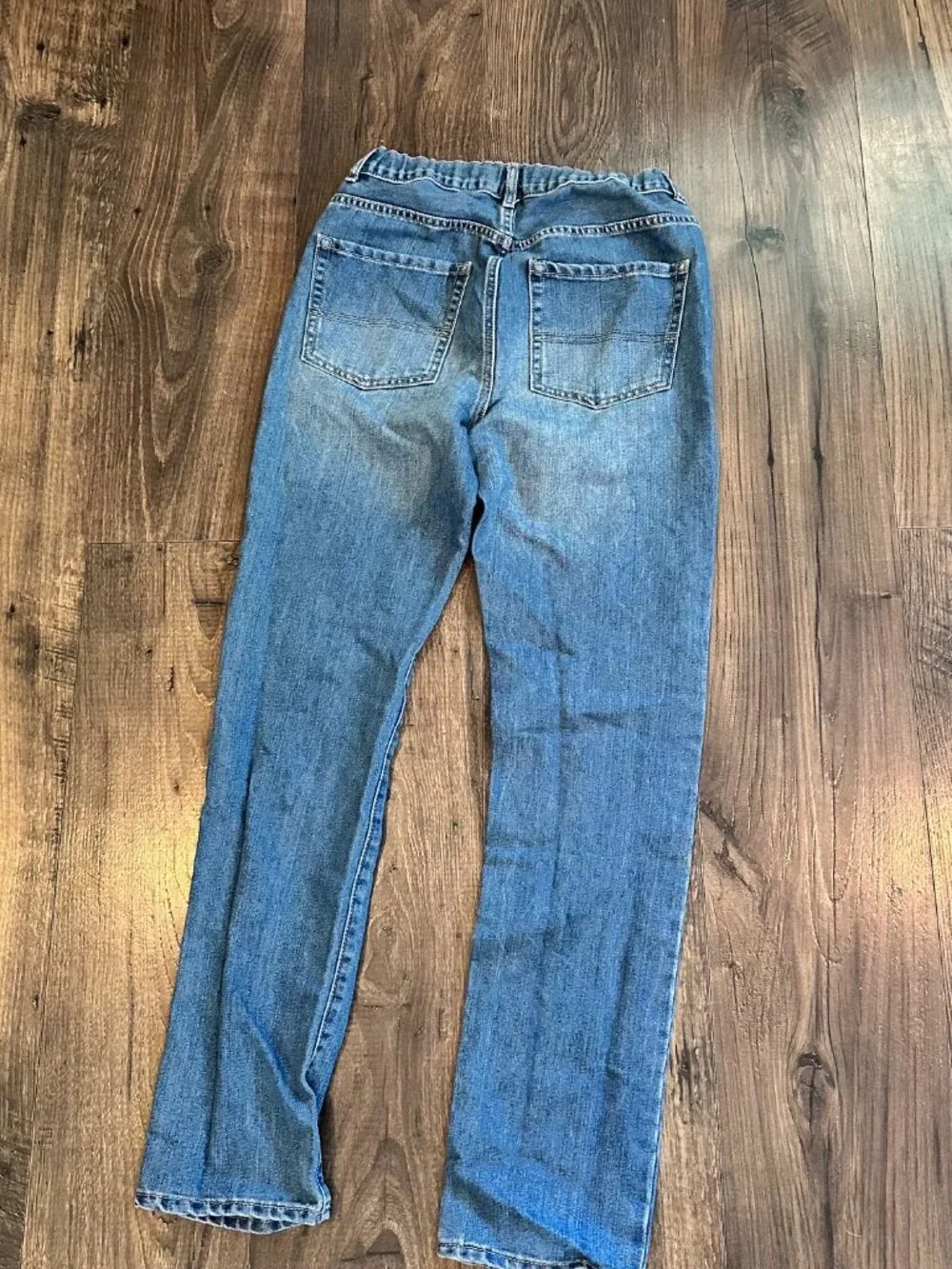 GUC 2 CHILDREN'S PLACE Boy's Skinny Denim Jeans, Light Gray & Blue, Size: 18